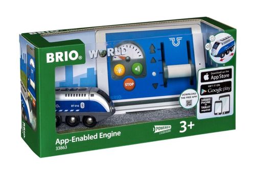 BRIO Locomotora a pilas teledirigida mediante app (st4)