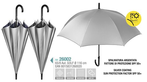 Paraguas hombre golf 65cm automatico de Perletti (6/6)