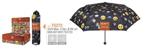 Paraguas mini 50cm manual de Emoji (12/60)
