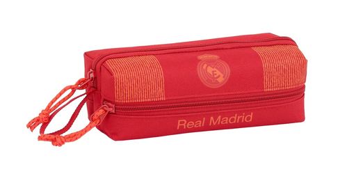En oferta - Estuche portatodo 3 cremalleras de Real Madrid 'Red 3' 3 equipacion 18/19
