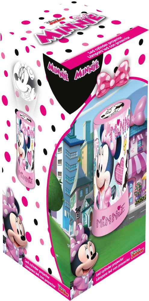 Lampara proyector led cilindrico de Minnie Mouse (st12)