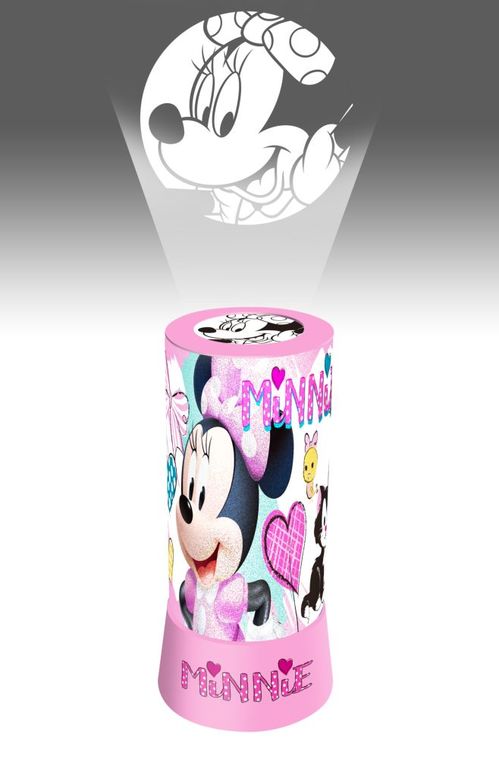 Lampara proyector led cilindrico de Minnie Mouse (st12)