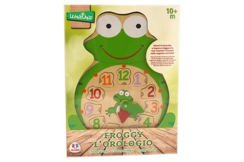 Globo, Wooden Frog Clock 27X34X0.8 Cm (st6)