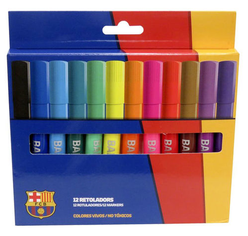 12 Rotuladores de colores de FC Barcelona (2/96)