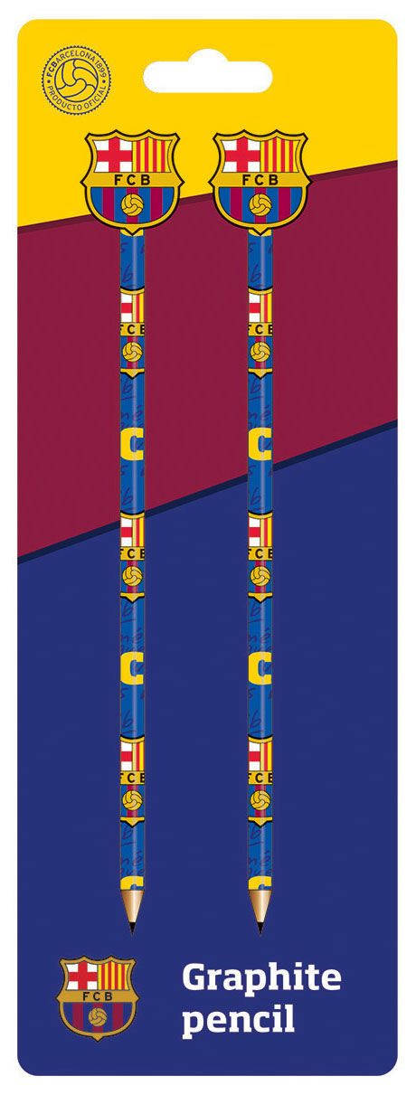 Set 2 lpices de FC Barcelona