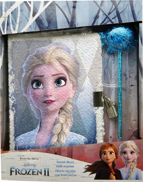Diario sequins con bolgrafo de Frozen 2 (12/12)