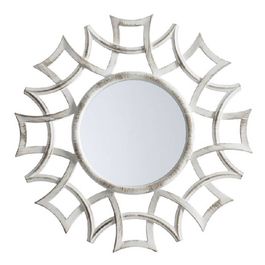 Cream decorated wall mirror