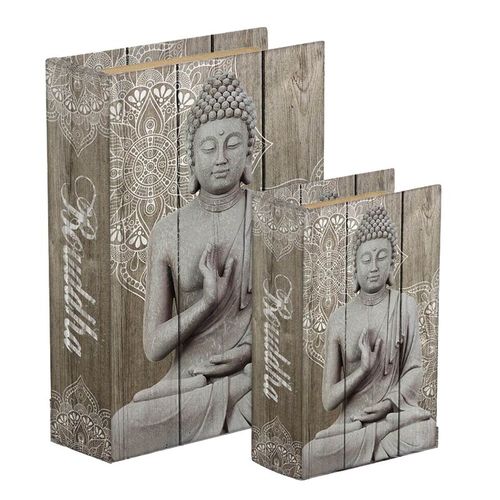 Set 2 Cajas Libro Buda (2/4/8)