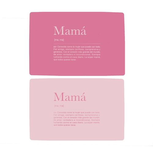 Mantel Individual Plastico Mama (24/72/120)