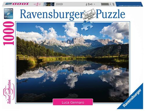 Juego Ravensburger, puzzle adulto 1000 fotos y paisajes Vida de montaa (1/1)