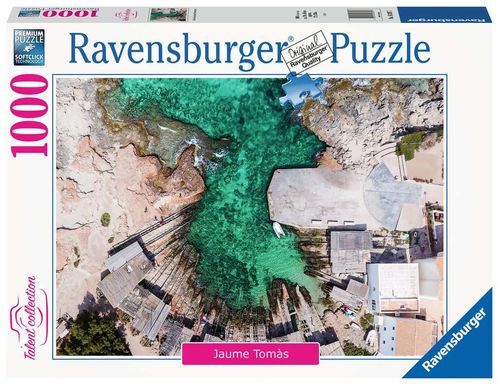 Juego Ravensburger, puzzle adulto 1000 fotos y paisajes Cal de Sant Agust, Formentera (1/1)