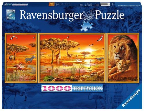 Juego Ravensburger, puzzle adulto 1000 fotos y paisajes Emocin africana (1/1)
