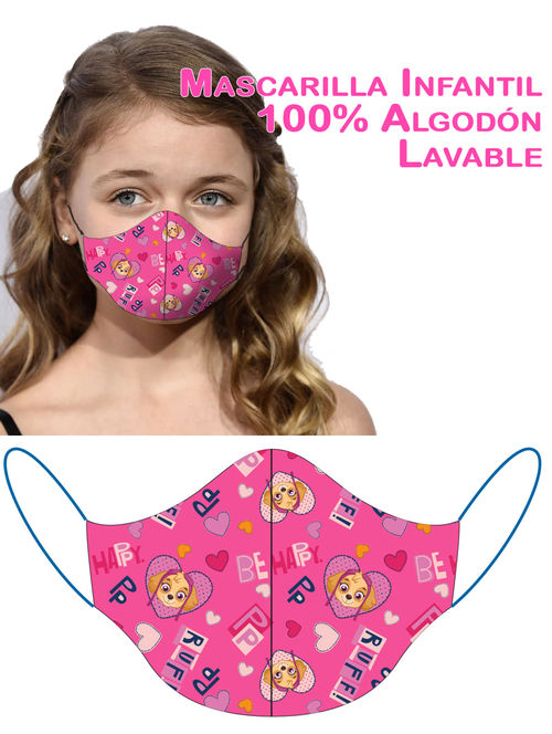 Paw Patrol 100% cotton washable children's mask
