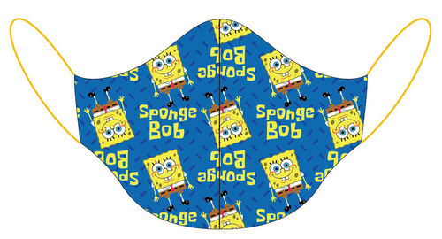 SpongeBob 100% cotton washable children's mask