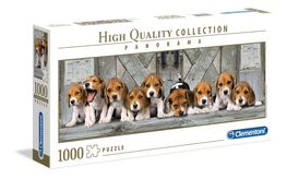 Clementoni Puzzle 1000 piezas panoramico Beagles