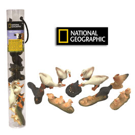 Figura animales de granja en tubo de National Geographic