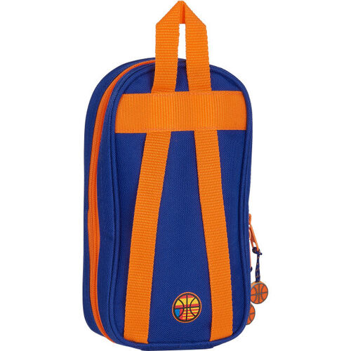 Plumier mochila con 4 portatodos vacio de Valencia Basket ''