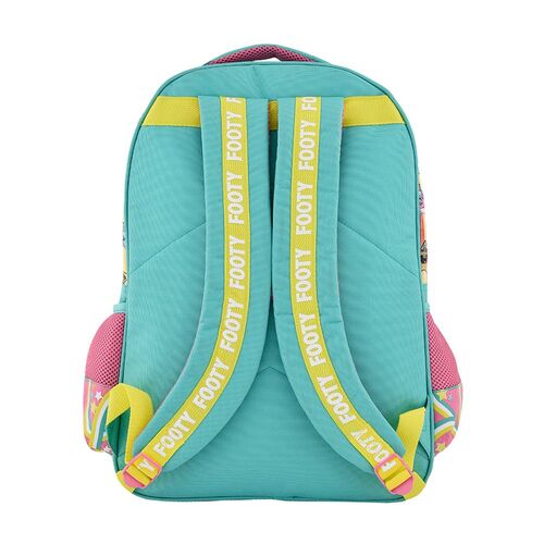 Footy mochila 45,5cm con 4 compartimentos, luz led multicolor, lentejuelas reversibles, tejido lser y llavero adorno