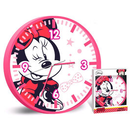 Reloj pared 25cm de  Minnie Mouse (st12)