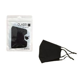 Black adult adjustable cotton mask