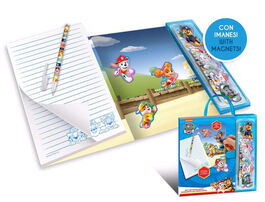 Paw Patrol notebook with pen and magnets