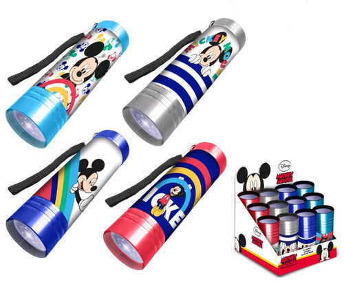 Linterna acero 9 leds de  Mickey Mouse (st48)