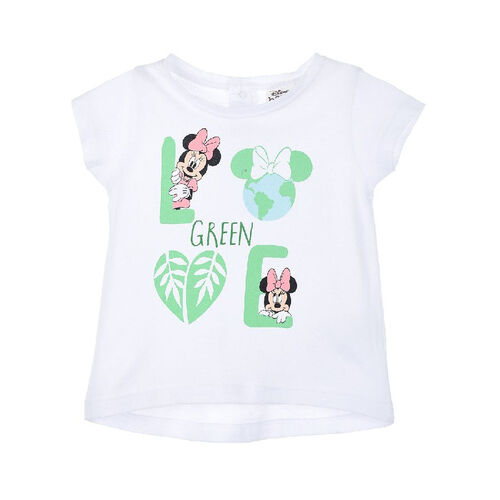 Camiseta de algodn organico para bebe de Minnie Mouse