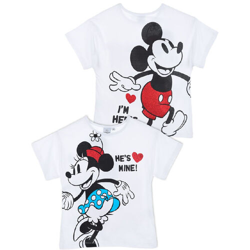 Camiseta manga corta de algodn de Minnie Mouse