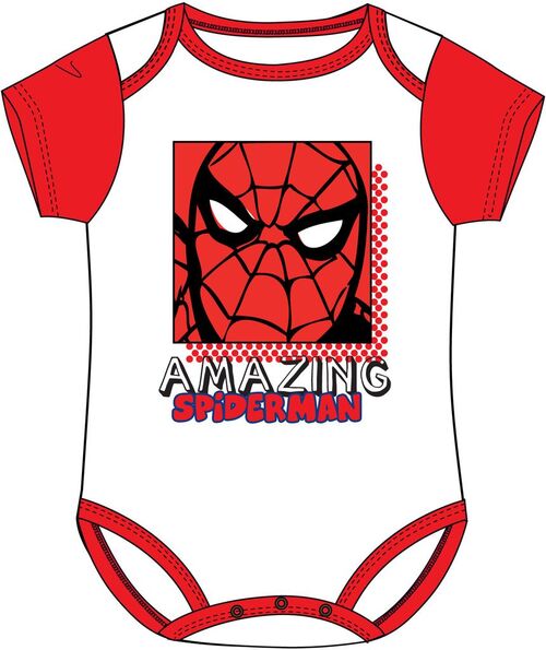 Body de algodn para bebe de Spiderman
