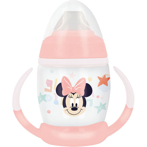 Taza entrenamiento fancy 270ml con boquilla de silicona para bebe de Minnie Mouse 'Indigo Dreams' (12/72)