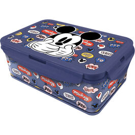 Recipiente rectangular con compartimentos removibles 1190ml de Mickey Mouse 'It´S A Thing' (0/24)