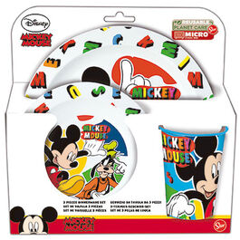 Set microondas 3 piezas de Mickey Mouse 'Cool Summer' (0/12)