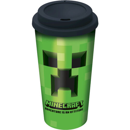 Vaso cafe doble pared 520ml de Minecraft 'Coleccin Young Adult' (6/24)