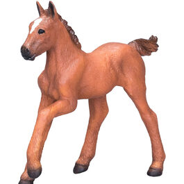 Figura Mojo Potro castaño árabe 9cm 'serie granja y caballos Medium'