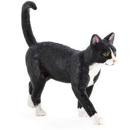 Figura Mojo Gato negro 8cm 'serie animales de compañía Medium'