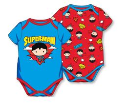 Pack 2 bodies para bebe de Superman