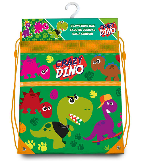 Bolsa cordones gym bag 40x30cm de Crazy Dino (st24)