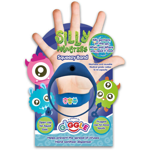 Children's bracelet with dispenser for hand sanitizer 'Silly'