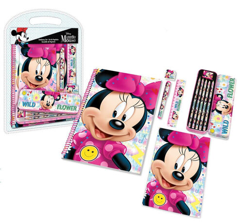 Set papeleria de Minnie Mouse