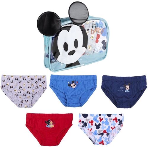 Pack de 5 calzoncillos para bebe de Mickey Mouse (8/24)