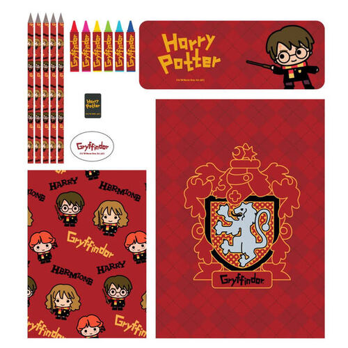 Set papelera escolar gryffindor de Harry Potter (2/24)
