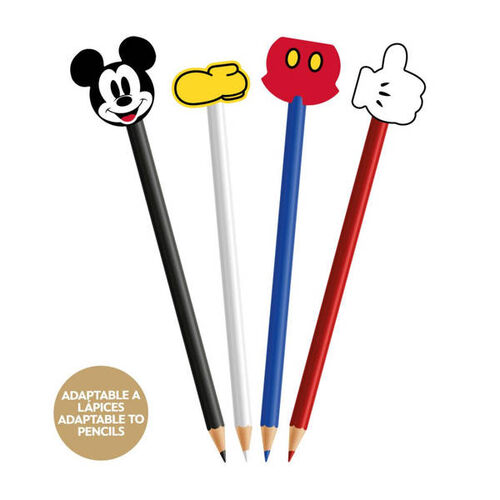 Pack 4 Mickey Mouse erasers