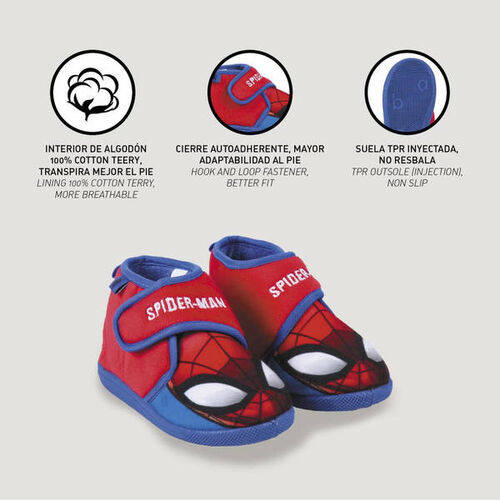 Zapatillas de casa media bota de Spiderman (12/12)