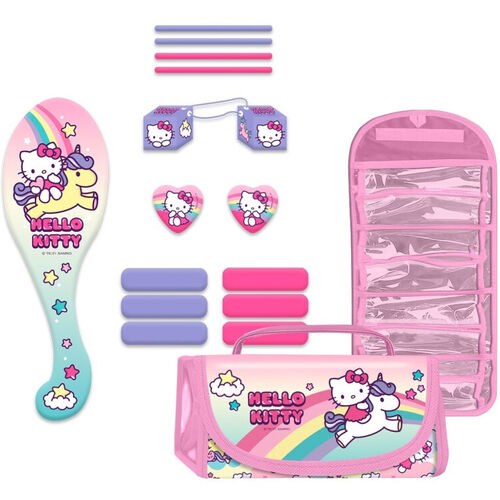 Neceser enrollable con compartimentos de Hello Kitty (12/24)