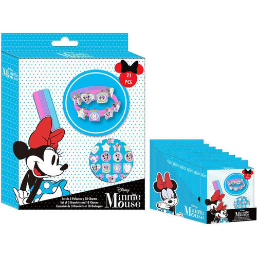 Caja pulseras con charms de Minnie Mouse (8/32)