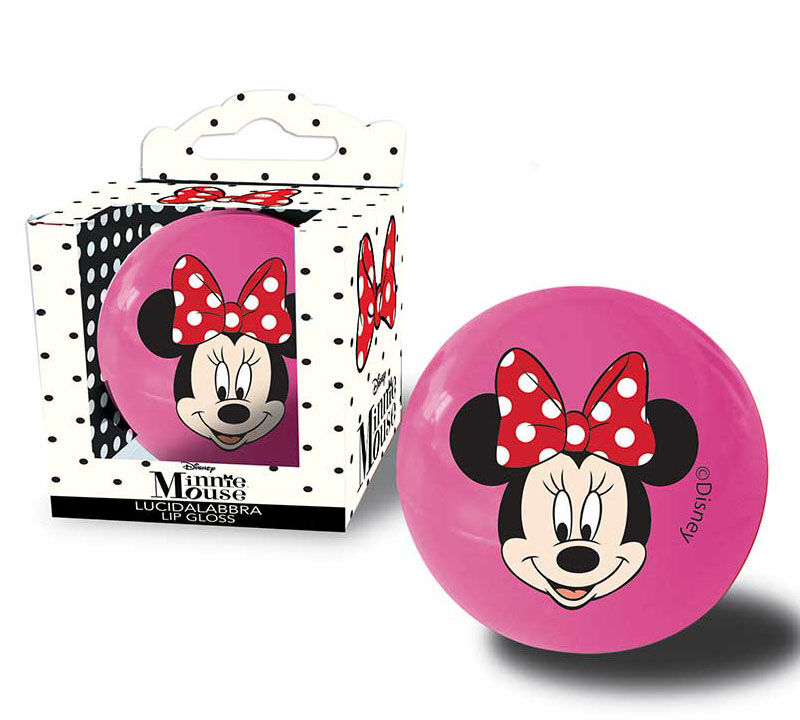 Cría Reducción de precios Posicionamiento en buscadores Brillo de labios en esfera de Minnie Mouse - Regaliz Distribuciones Español