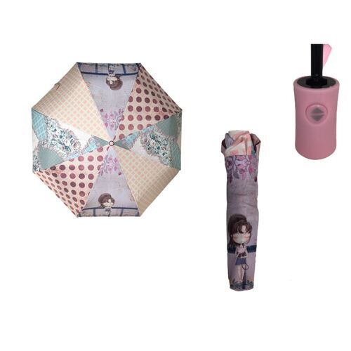 Paraguas plegable lila de Sweet Candy