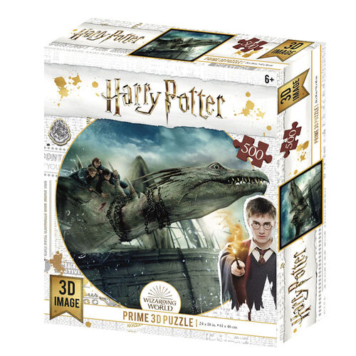 Prime 3D Puzzles, Puzzle lenticular Harry Potter Norbert 500 piezas