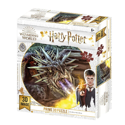 Prime 3D Puzzles, Puzzle lenticular Harry Potter Dragn 300 piezas