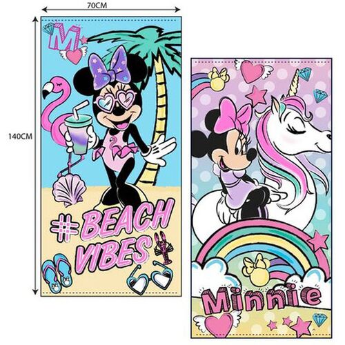 Toalla playa microfibra de Minnie Mouse